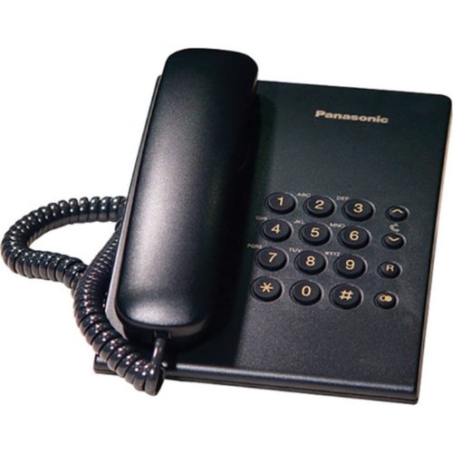 Panasonic KX-TS500HGB fekete vezetékes telefon 102307