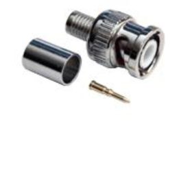 BNC Krimpelhető csatlakozó dugó RG-6 koax kábelekhez