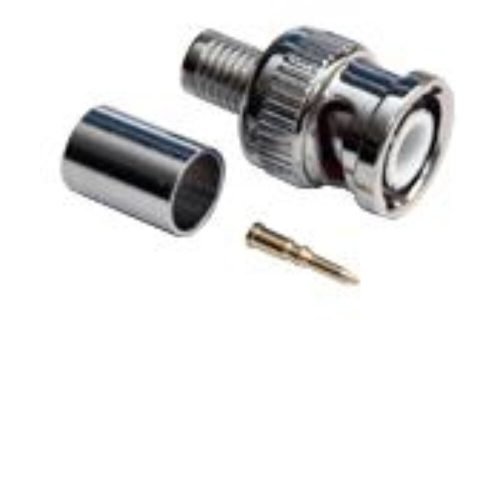 BNC Krimpelhető csatlakozó dugó RG-6 koax kábelekhez