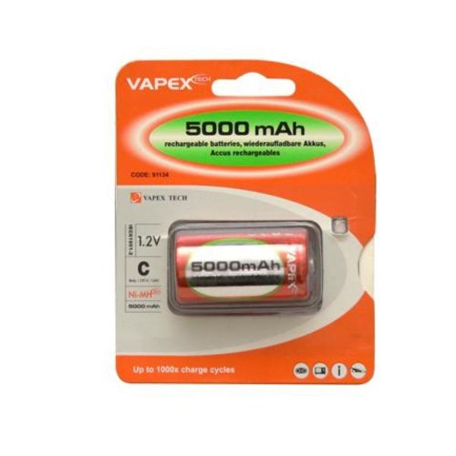 VAPEX 1VTE5000C C méretű NiMH baby akkumulátor