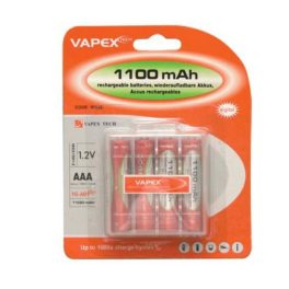   VAPEX 4VTE1100AAA 4db AAA méretű NiMH mini ceruza akkumulátor