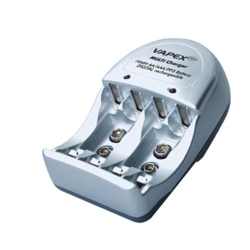 VAPEX VTE200 Univerzális töltő AA, AAA és PP3 méretű NiMH akkumulátorokhoz