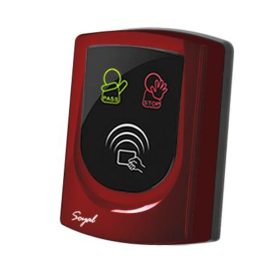   SOYAL AR-725UB Közelítőkártyás segédolvasó beléptetőrendszerekhez piros