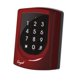   SOYAL AR-725K Mifare Kártyaolvasó és kódbillentyűzet hálózathoz vagy önálló vezérlőkhöz piros