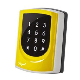   SOYAL AR-725KM Mifare Kártyaolvasó és kódbillentyűzet hálózathoz/önálló vezérlőkhöz sárga