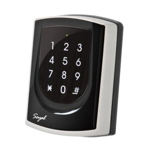 SOYAL AR-725ED-M Mifare Önálló 2 ajtós vezérlő fekete fémkeret 109813