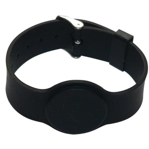 SOYAL AM Wristband No.6 13.56 MHz fekete Proximity szilikon karkötő