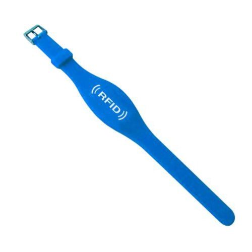 SOYAL AM Wristband No.7 13.56 MHz kék Proximity szilikon karkötő