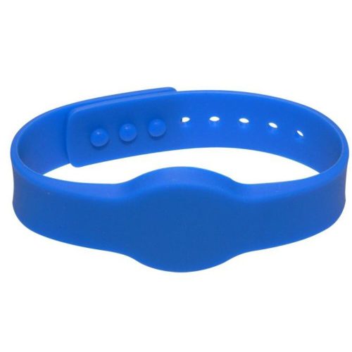 SOYAL AM Wristband No.4 13.56 MHz kék Proximity szilikon karkötő