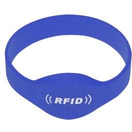   SOYAL AM Wristband No.2 13.56 MHz kék Proximity szilikon karkötő