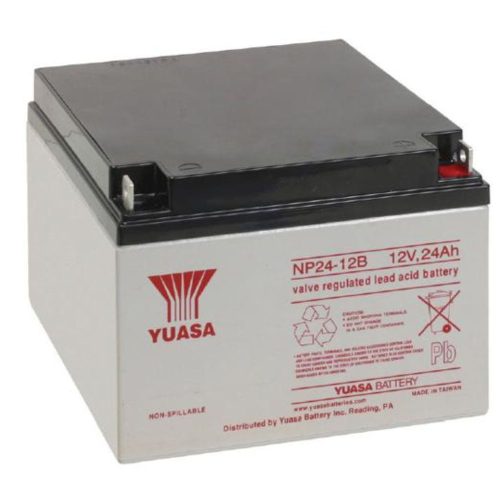 YUASA 12V 24Ah Zselés ólom akkumulátor 113658