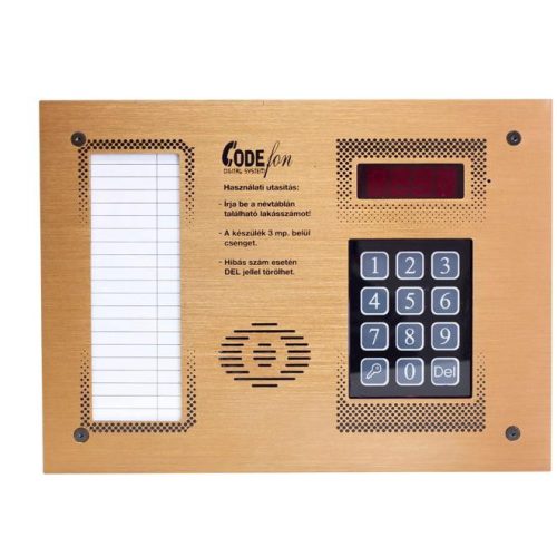 EVKT 800 + proximity Digitális kaputelefon központ 1 oszlopos fekvő