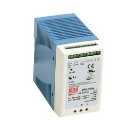   Mean Well DRC-100A Két kimenetes sínre pattintható tápegység és akkumulátortöltő DRC100A