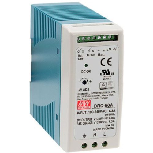 Mean Well DRC-60A tápegység és akkumulátortöltő 114051
