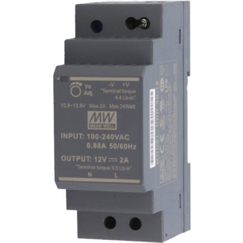 Mean Well HDR-30-12 kapcsolóüzemű tápegység 115839