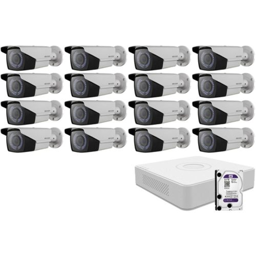 16 varifokális infrakamerás megfigyelőrendszer HIKVISION HDTVI 116619