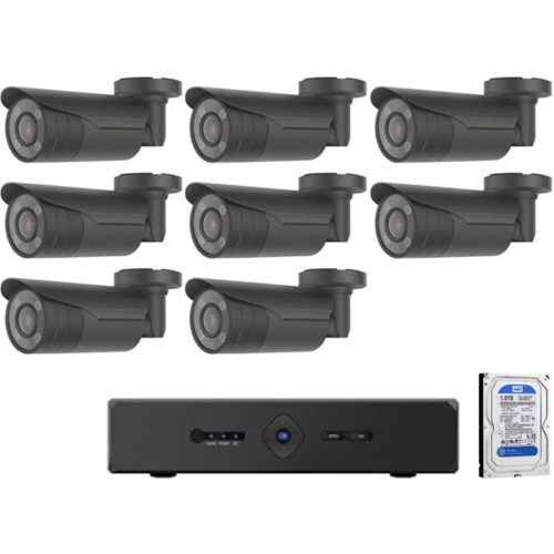 8 kamerás varifokális AHD megfigyelőrendszer CP PLUS rendszer 116863