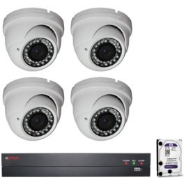   4 vari. dome kamerás HDCVI CP PLUS megfigyelőrendszer 116865
