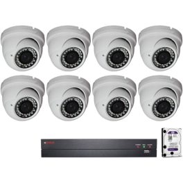   8 vari. dome kamerás HDCVI CP PLUS megfigyelőrendszer  116866
