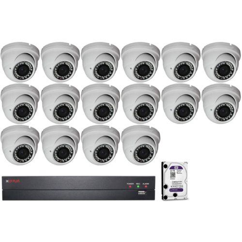16 vari. dome kamerás HDCVI CP PLUS megfigyelőrendszer 116867