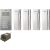 COMMAX DR-4UM + 4 db DP-SS + RF-1A 4 lakásos kaputelefon szett 117273