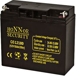 HONNOR 12V 18Ah zselés ólom akkumulátor 117948