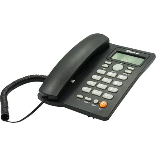 EXCELLTEL PH-208 fekete Analóg asztali telefonkészülék 121429
