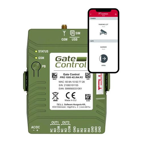 TELL GATE CONTROL PRO 1000 DIN RAIL - 4G.IN4.R2 127541