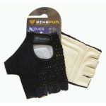 BIKEFUN biciklis kesztyű Kötött rövid fekete M-es