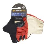 BIKEFUN biciklis kesztyű Kötött rövid fekete M-es