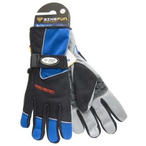 BIKEFUN biciklis kesztyű téli kék XS-es 304305XS2