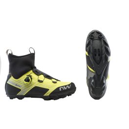  NORTHWAVE Cipő NW MTB CELSIUS XC ARCTIC GTX, 42 téli, fluo sárga/fekete 80204037-41-42