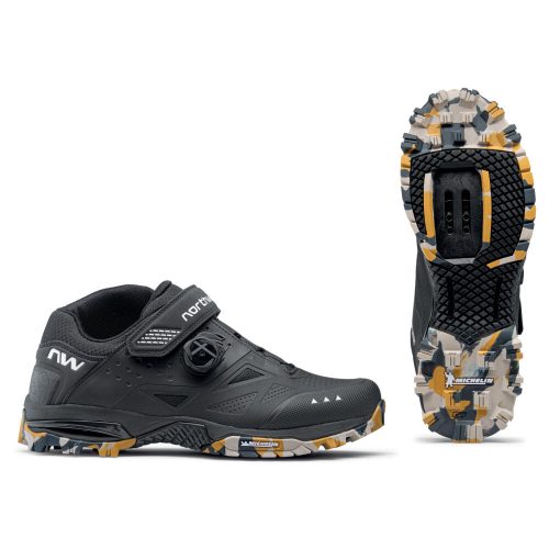 NORTHWAVE CIPŐ NW ALL TER. ENDURO MID 2 48 FEKETE/CAMO 80223011-60-48