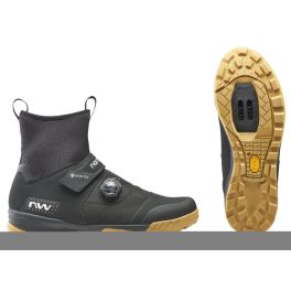   NORTHWAVE Cipő NW MTB KINGROCK PLUS GTX 46 téli, fekete/méz 80224001-16-46