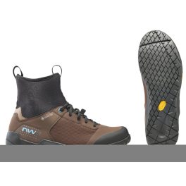   NORTHWAVE Cipő NW MTB MULTICROSS MID GTX 43 téli, fekete/barna 80224002-05-43