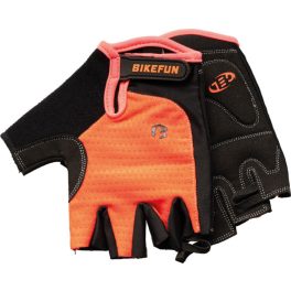   BIKEFUN Kesztyű BF rövid Missy M korál (TÖRT FEHÉR!) BF-100-M-CORAL