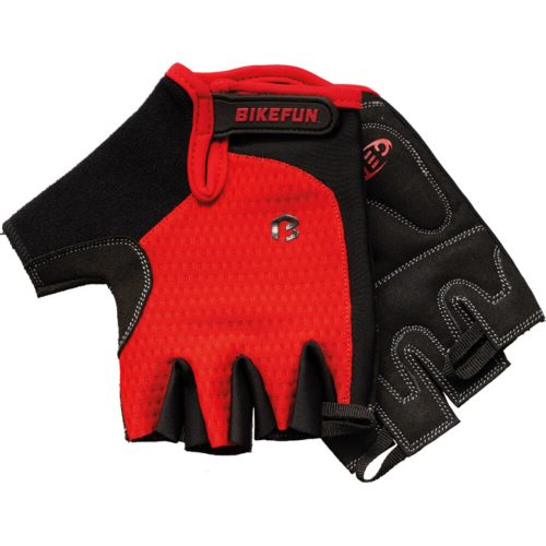 BIKEFUN Kesztyű BF rövid Missy S piros BF-100-S-RED