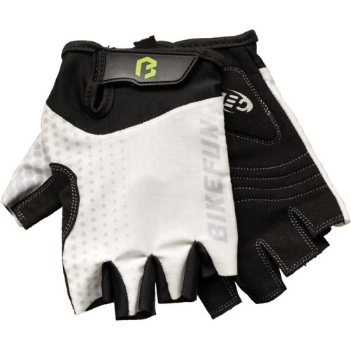 BIKEFUN Kesztyű BF rövid Leader L fehér BF-200-L-WHITE