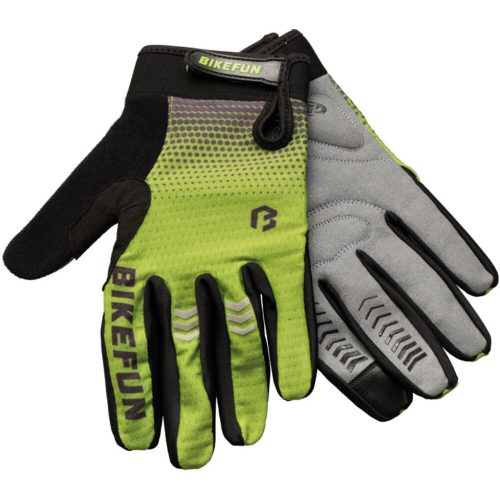 BIKEFUN Kesztyű BF hosszú AirZone XL zöld BF-400-XL-GREEN