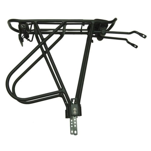 BIKEFUN bicikli csomagtartó állítható 24-28" ALU fekete
