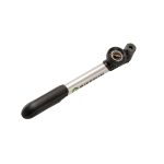 BIKEFUN Pumpa BF mini MISTRAL GUAGE alu, nyomásmérővel, ezüst GP-43CA