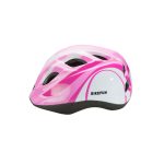 BIKEFUN Fejvédő BF Junior M pink/fehér 52-56 cm (44/ctn) HB8-PW-M