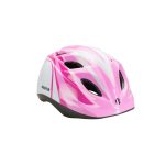 BIKEFUN Fejvédő BF Junior S pink/fehér 48-52 cm (44/ctn) HB8-PW-S