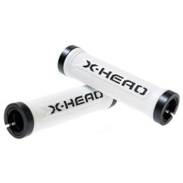   BIKEFUN bicikli kormány markolat X-Head Lock-On fehér/fekete HY-536XOW