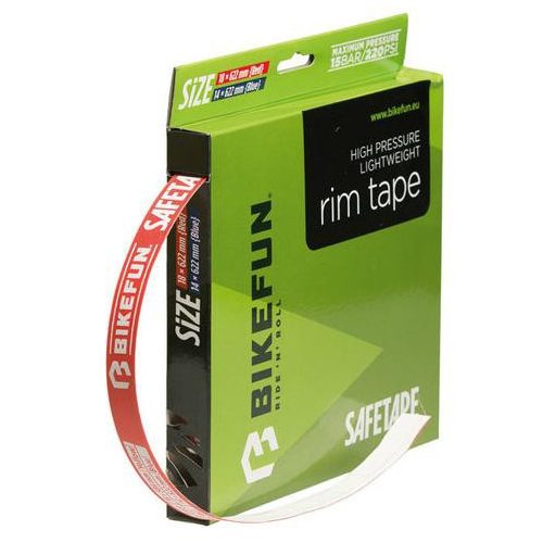 BIKEFUN Felniszalag öntapadós 18 mm x 45 m SafeTape piros JNA45M18