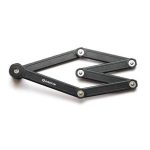 BIKEFUN BARRICADE GRAND SAFE folding lakat fekete tartóval