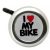 BIKEFUN csengő I love ezüst