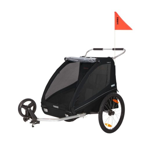 THULE UTÁNFUTÓ TH COASTER XT fekete kerékpár szett+sétálókerék PFAS Free TH10101822