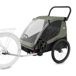 THULE Utánfutó TH Courier zöld PFAS 2 gyerek/opcionálisan kutya/áruszállító 99x74x32 cm - PFAF free TH10102002