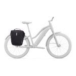 THULE Táska TH InLock Shield Pannier 1db, 22l csomagtartóra fekete, IPX4 35x19x40 cm TH3205476